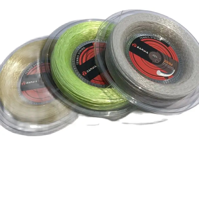 1 grosse bobine de cordage de tennis ZARSIA 1,35 mm en nylon synthétique flash souple 200 m