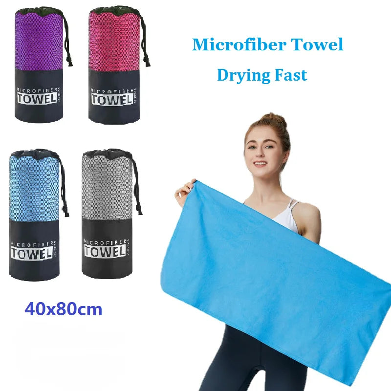 Serviette de sport en microfibre à séchage rapide – Absorbante et portable