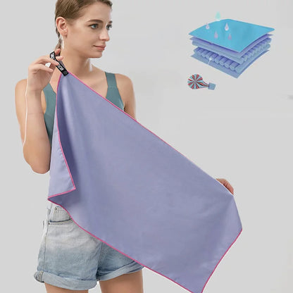 Outdoor Sports Towel - Quick Dry Microfiber