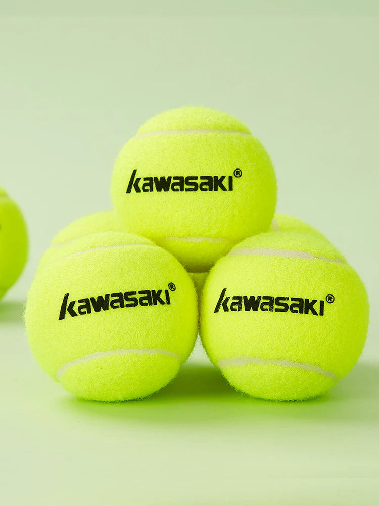 Kawasaki 3er-Set hochelastische Tennisbälle