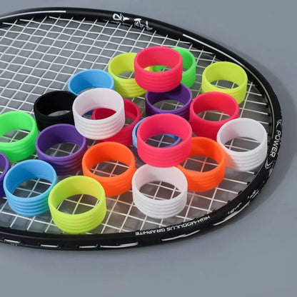 Silicone Tennis Racket Grip Rings Set