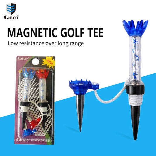 Abnehmbares, zweifarbiges magnetisches Golf-Tee-Set aus Metall