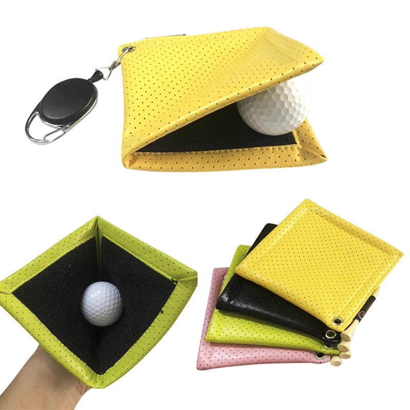 Golf Towel with Club Cleaner - Portable Cleaning Tool