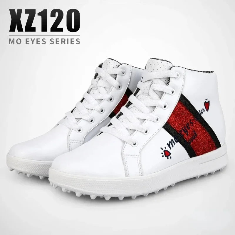 Chaussures de golf imperméables montantes pour femmes XZ120