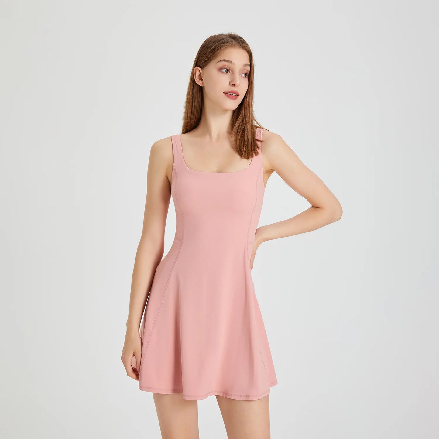 Sleeveless Tennis Dress with Skorts