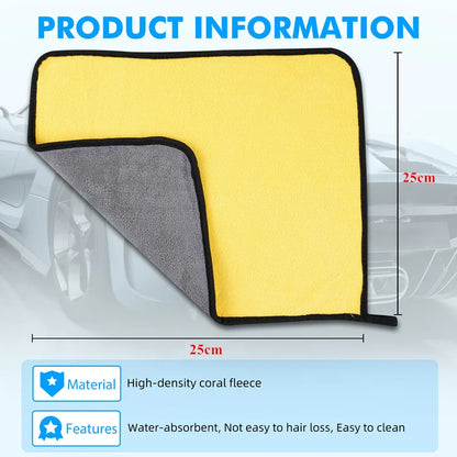 30x40cm Microfiber Car Cleaning Cloth for Various Models