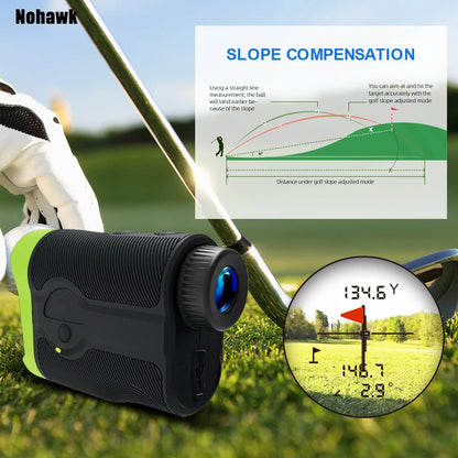 Nohawk Multifunktionales Golf-Laser-Entfernungsmesser-Teleskop