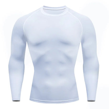 Outdoor-Langarm-Workout-T-Shirt für Herren