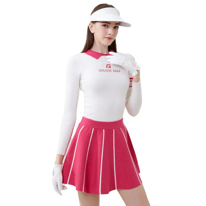 Women's Golf Knitted Sweater & Skirt Set