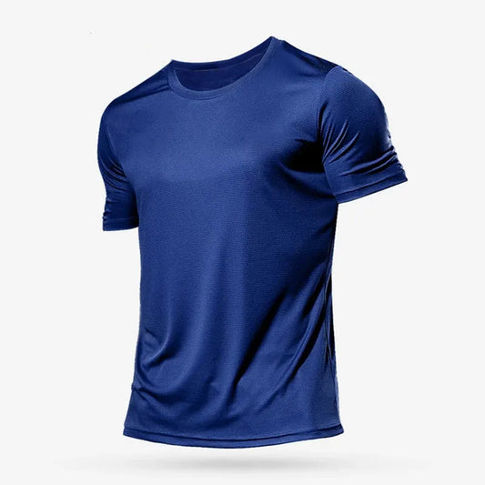 Black Quick-Drying Compression Men's Running Shirt