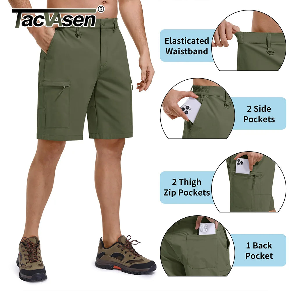 TACVASEN Feuchtigkeitsableitende Golfshorts für den Sommer