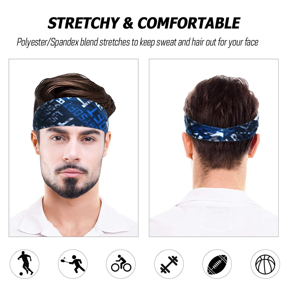 Elastic Athletic Headbands for All Sports