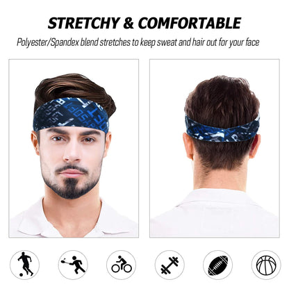 Elastic Athletic Headbands for All Sports