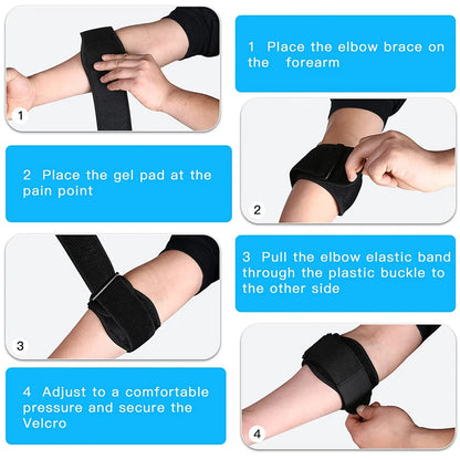 1PCS Adjustable Tennis Elbow Support Guard Pads