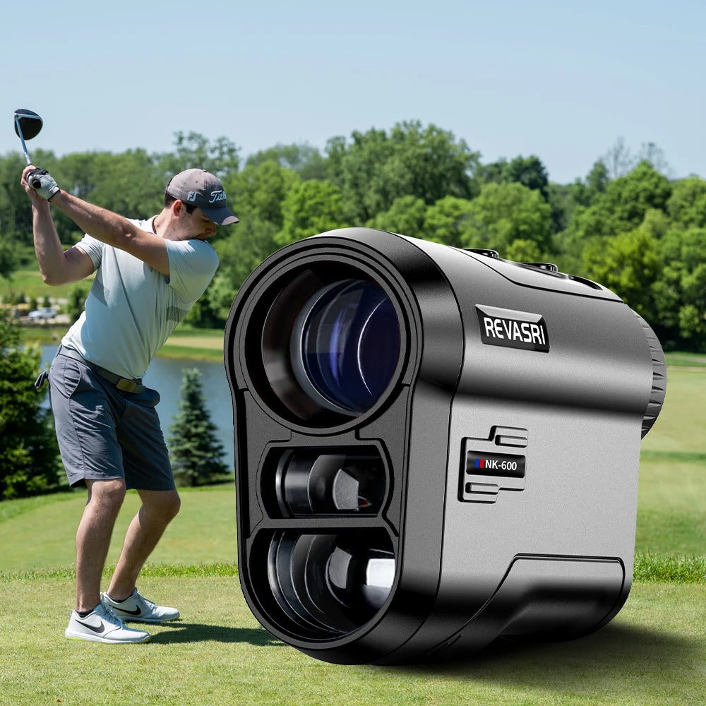 REVASRI Golf Laser Rangefinder with Flag-Lock for Outdoor Sports