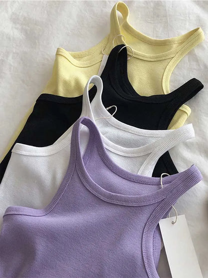 Women's Sexy Cropped Cami Tank Tops