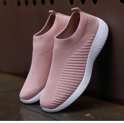 Chaussures plates élastiques respirantes pour femmes