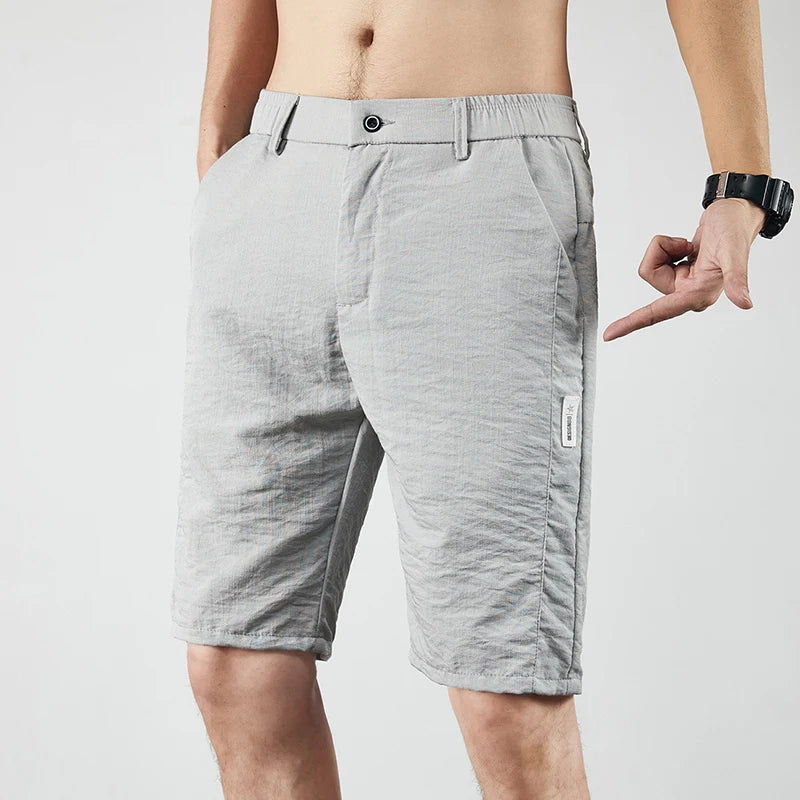 Men's Summer Ice Silk Casual Shorts