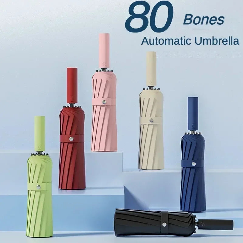 Super Strong Windproof Automatic Folding Umbrella