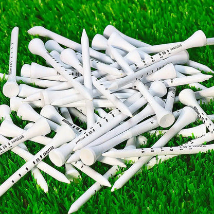 50pcs Durable Wooden Golf Tees