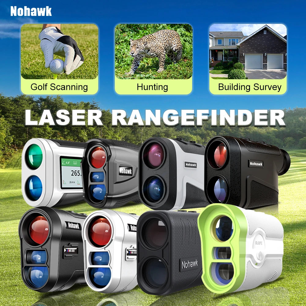 Nohawk Multifunktionales Golf-Laser-Entfernungsmesser-Teleskop