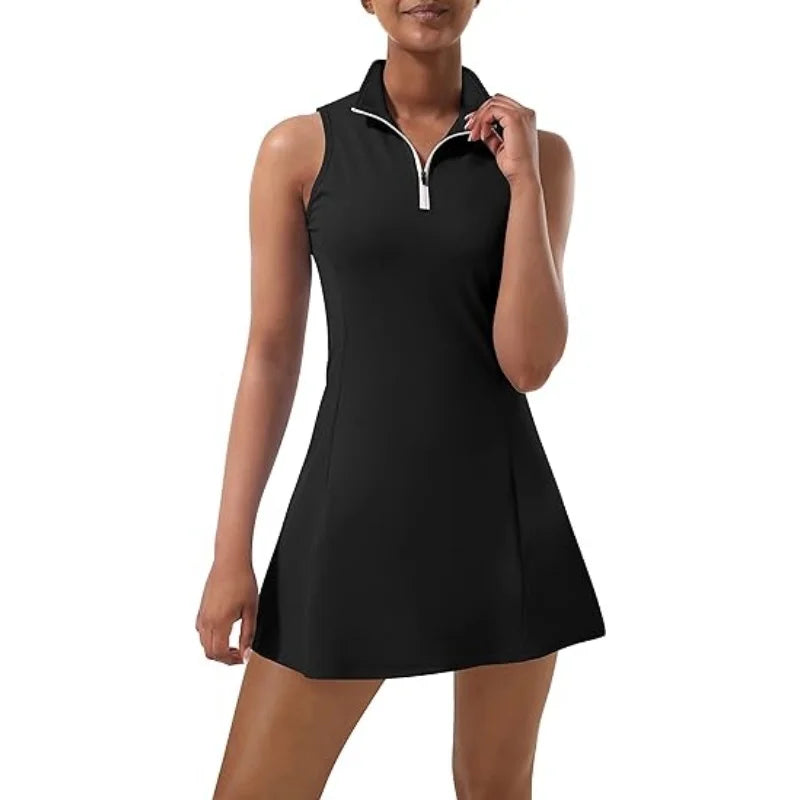 Robe athlétique de tennis et de golf pour femmes