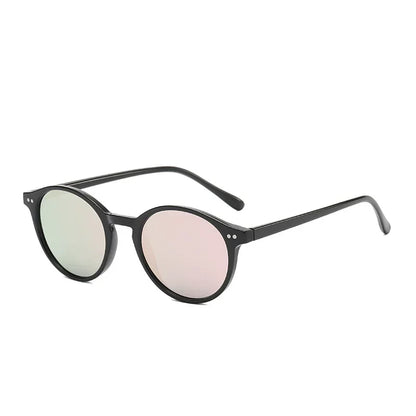 Lunettes de soleil polarisées à monture ronde - Style rétro pour hommes et femmes