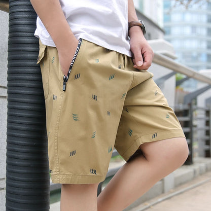 Men's Loose 100% Cotton Golf Shorts