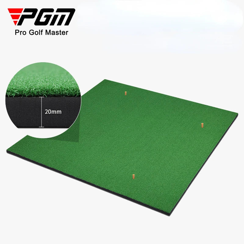 PGM Golf Hitting Mat - Indoor/Outdoor Mini Practice Pad with Tee