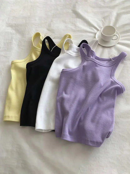 Women's Sexy Cropped Cami Tank Tops