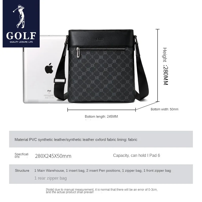 GOLF Sac à bandoulière tendance pour hommes