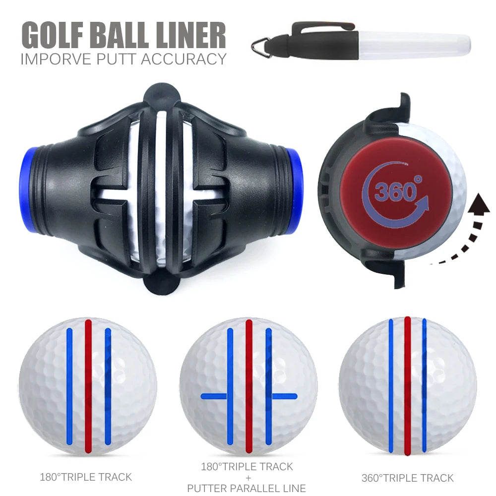 360° Golfball-Liner – Perfektionieren Sie Ihr Puttspiel