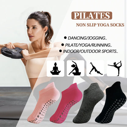 Yoga Socken Damen Anti-Rutsch Grip