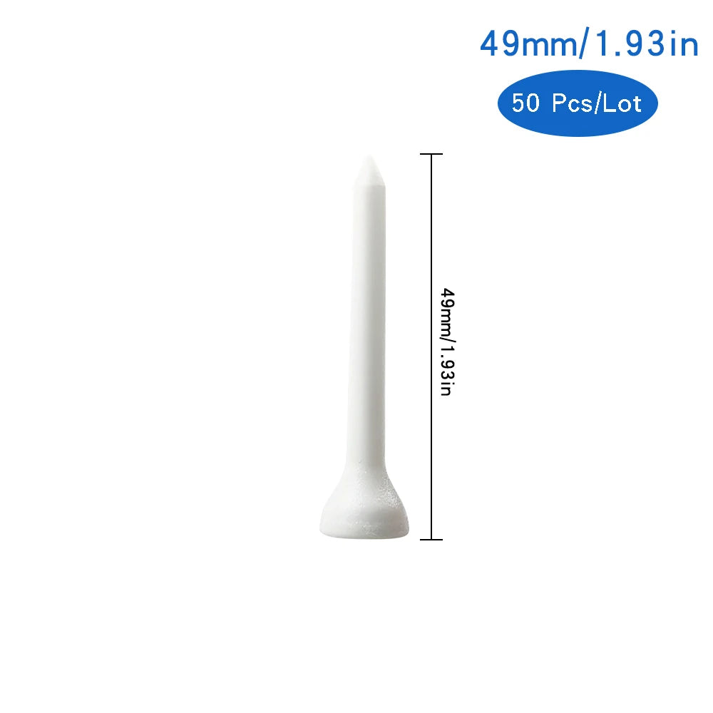 Plastic Golf Tees Stable Ball Position Longer Drives