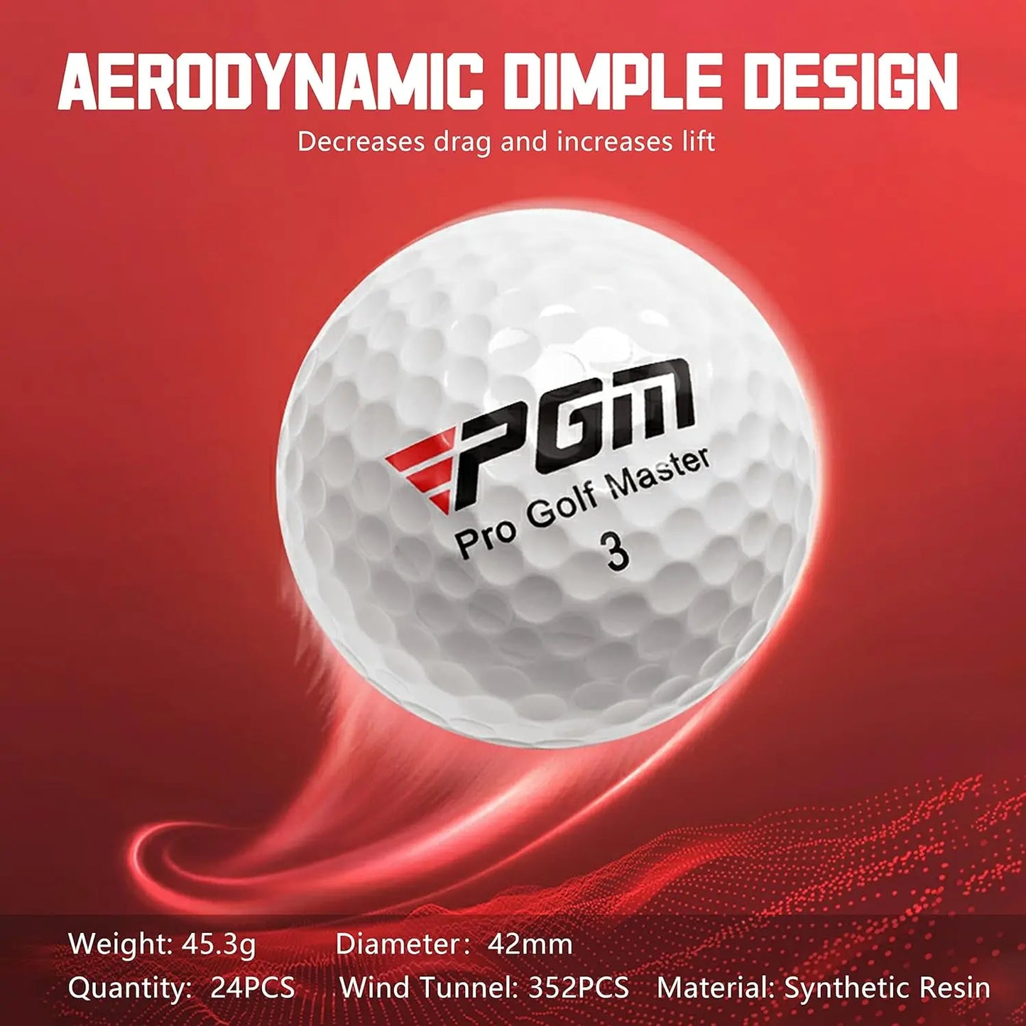 Three-Layer Premium Golf Balls for Training Performance