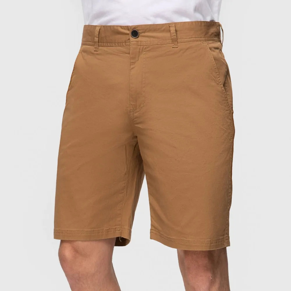 FASHIONSPARK Short de golf chino en sergé de coton pour homme