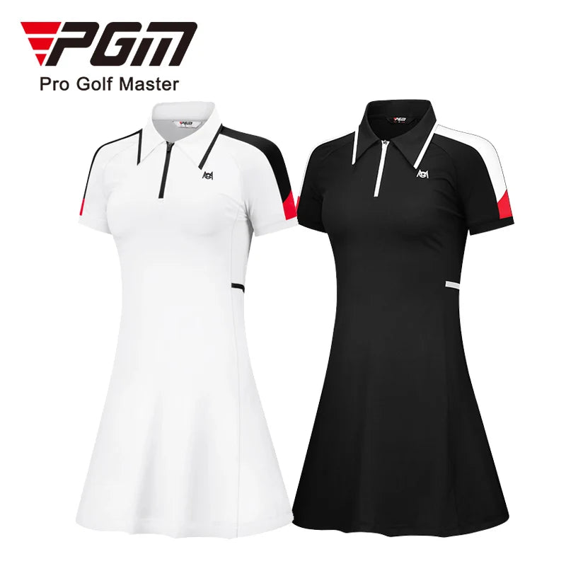 Robe de golf personnalisée pour dames - Jupe zippée à séchage rapide