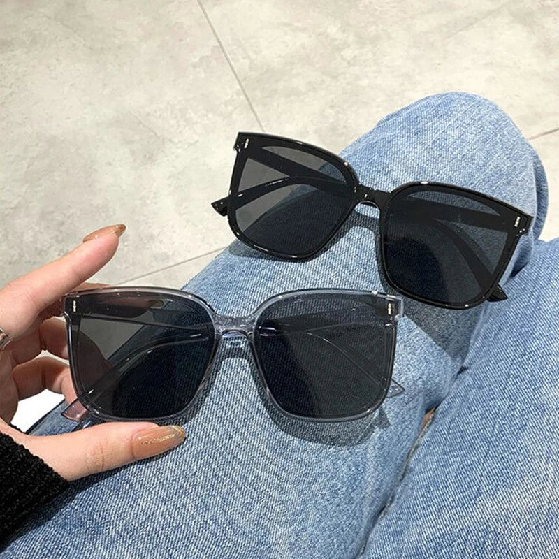 Vintage Square Sunglasses Retro Oversized Shades