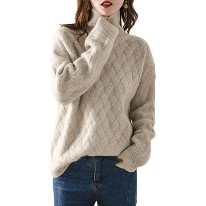 Neuer Oversized Kaschmirpullover für Damen