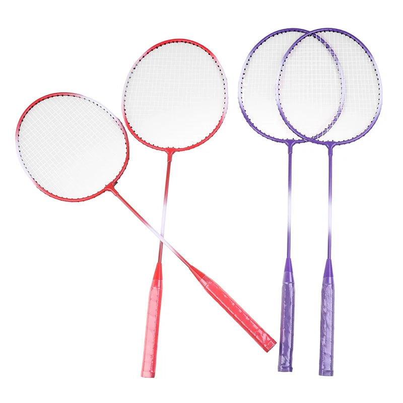 Ensemble de raquettes et volants de badminton professionnels