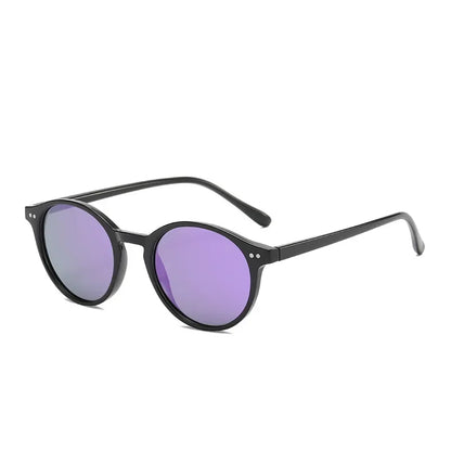 Round Frame Polarized Sunglasses - Retro Style for Men and Women