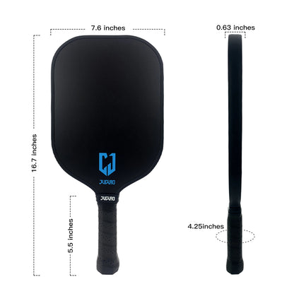 Juciao High-Quality Carbon Fiber Spin Pickleball Paddle