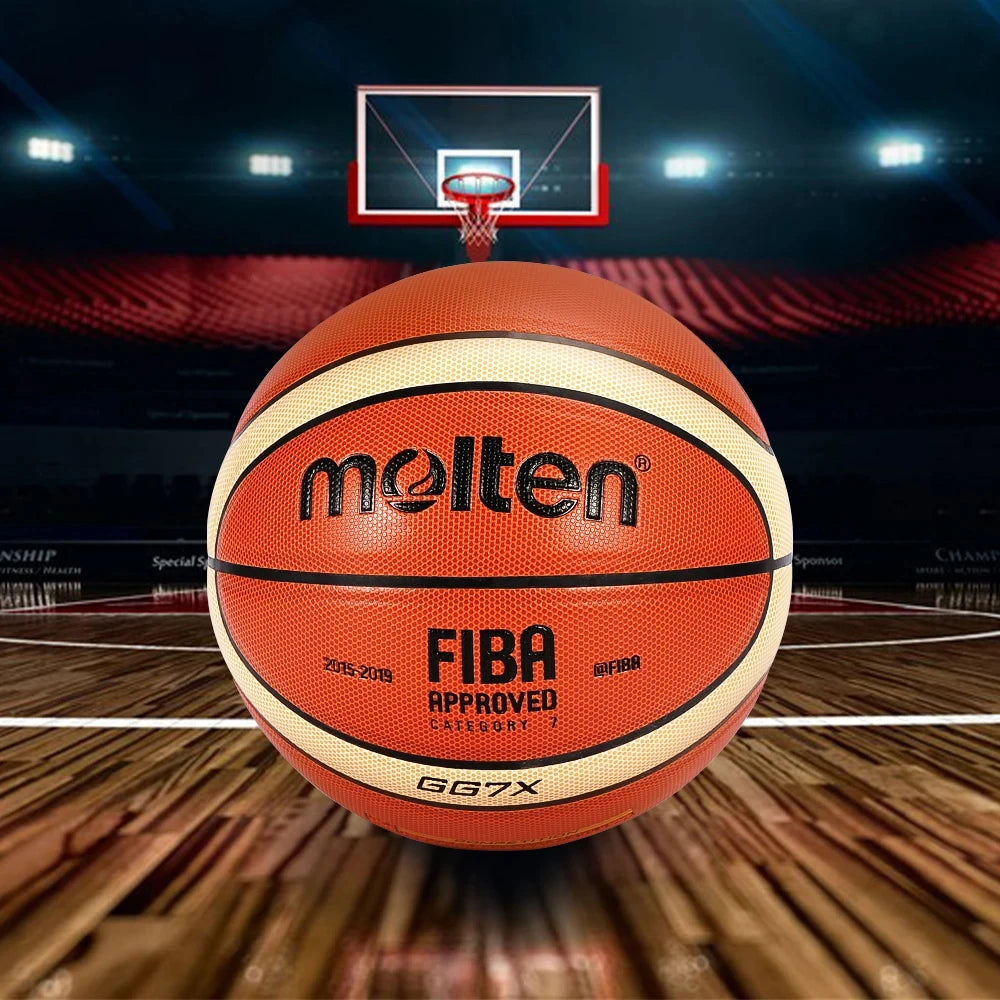 Ballon de basket Molten GG7X - Approuvé par la FIBA ​​pour tous les âges