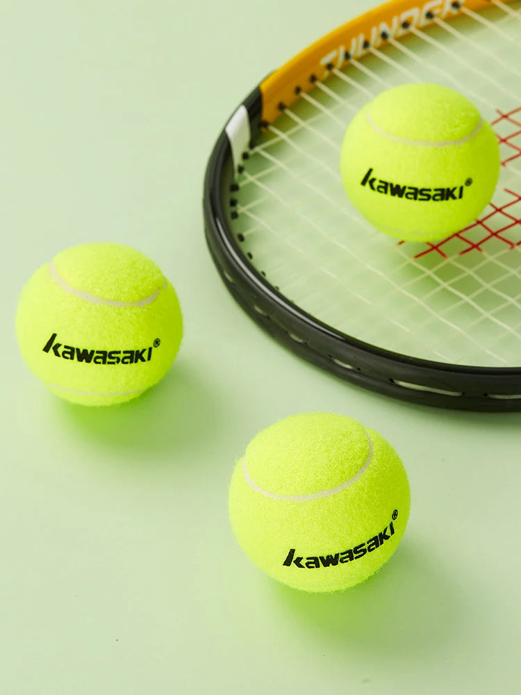 Kawasaki 3er-Set hochelastische Tennisbälle