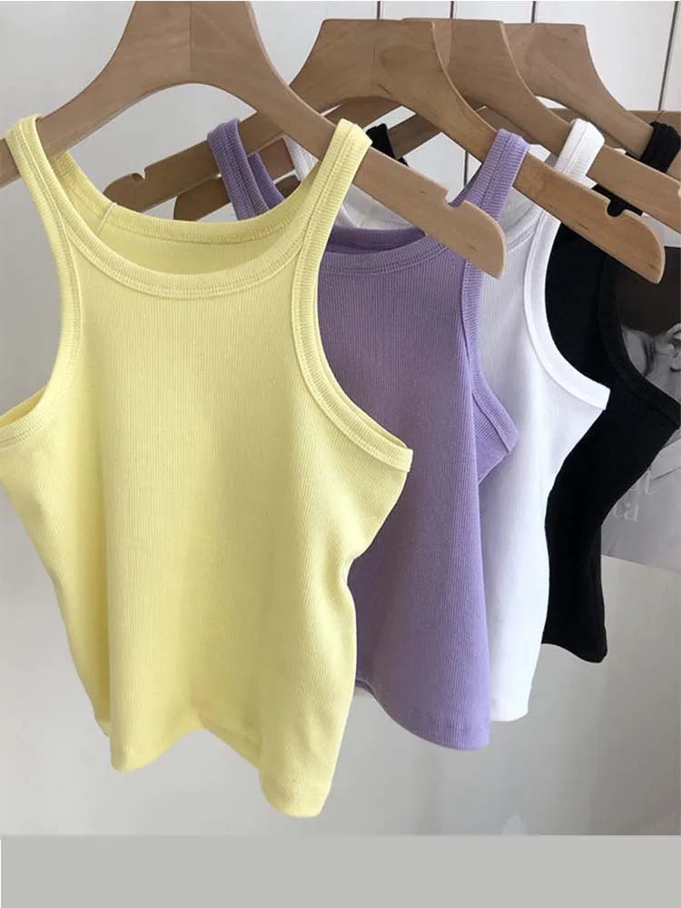 Women's Sexy Cropped Cami Tank Tops