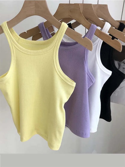 Women's Sexy Cropped Cami Tank Tops