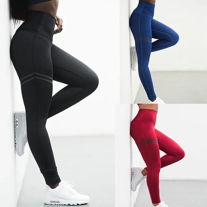 Printed High-Waist Fitness Leggings for Women