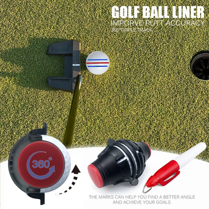 360° Golfball-Liner – Perfektionieren Sie Ihr Puttspiel