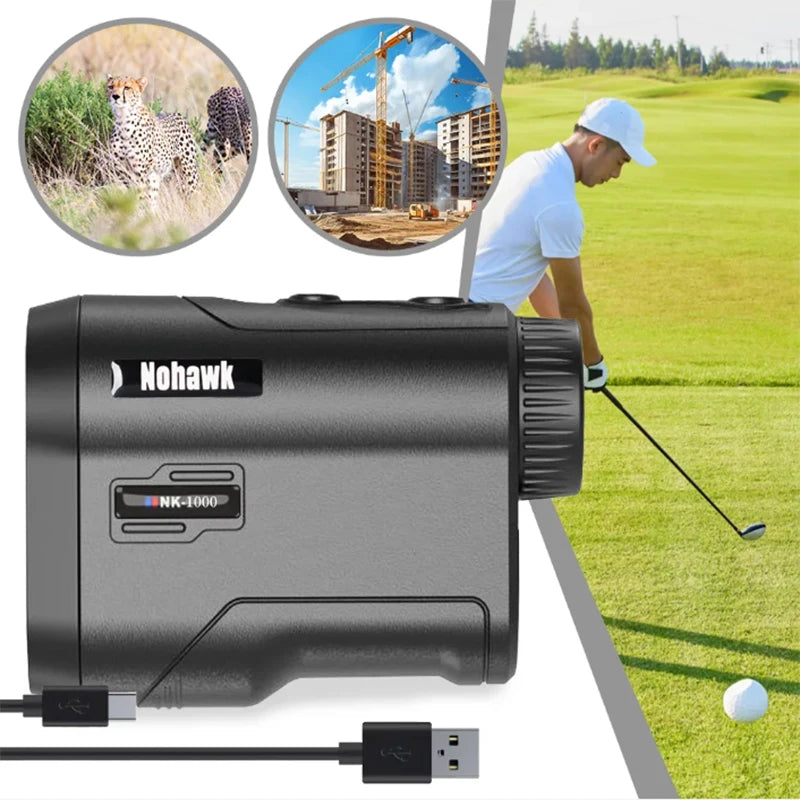 NOHAWK USB wiederaufladbarer Golf-Laser-Entfernungsmesser