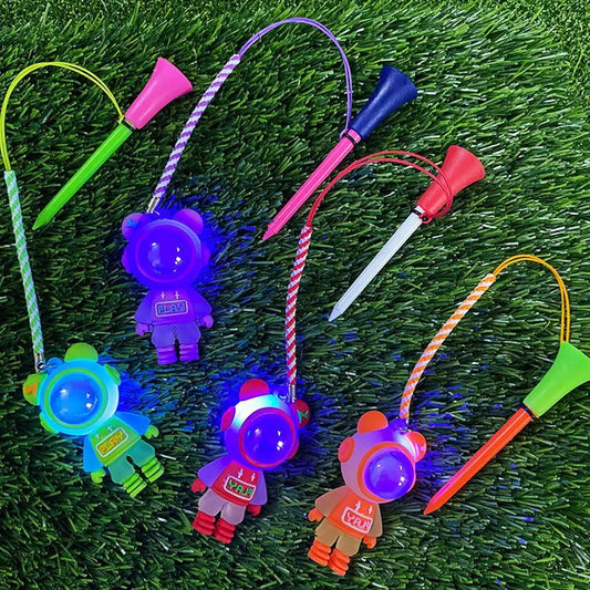 Flashing Cartoon Golf Tees Set